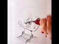How to Draw Anime. Drawing Process. Learn to draw. Drawing tutorial