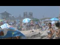 Beach Birds, Surf, and CROWDS