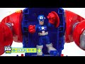 Marvel Black Panther Mech Armor suit! Crush the dinosaurs and help Hulk, Spider Man! - DuDuPopTOY
