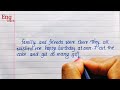 My Special Birthday Essay | Essay on my birthday | Essay Writing | English Essay |Writing|Eng Teach