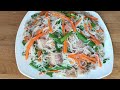 Stir-fried vermicelli with meat is very delicious/Thanh Thi Vlog