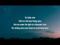 Ed Sheeran - Thinking Out Loud (Lyrics)