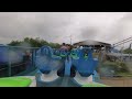 Wave Breaker POV in the Rain at SeaWorld San Antonio (Back Row)