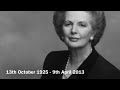 Margaret Thatcher Tribute