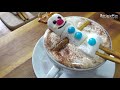 Making Olaf & Snowman hot chocolate at home