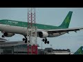 Two Aerlingus Airbus A330-300 close up landings at Dublin Airport, Ireland 🇮🇪