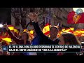 El PP llena con 20.000 personas el centro de Valencia bajo el grito unánime de 