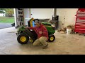 John Deere lawn mower won't stay running (100 SERIES)