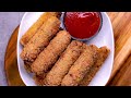 Make Party Snacks in 2 Mins | Veg Fingers Recipe - KFC Cafe Style Veg Strips | Homemade Frozen Snack