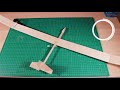 How to make a foam free flight glider | Cheap and fast glider build