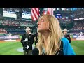 Worlds WORST National Anthem - Home Run Derby - Ingrid Andress - She says she was DRUNK