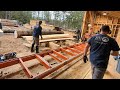 LOGS-INTO-LUMBER WITH A WOODMIZER LT15 WIDE CCS#11