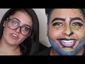 Halloween Pop Art makeup look tutorial!