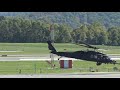 Trio of 160th SOAR MH-60M Black Hawks Start Up & Depart from Tri-Cities Airport (TRI)_19Oct21