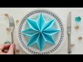 HOW TO MAKE A STAR FOR CHRISTMAS - NAPKIN FOLDING