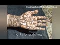 Latest simple💯and beautiful😍 jawellry mahendi🔥digain for hand 💕#Easy mahendi digain#youtubevideo