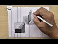 very easy 3d drawing on paper