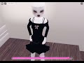 Cool dti sweater dress off-shoulder || Roblox ||