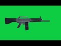 ANIMATE PP 90 /HK G3/USAS -12 RIFLES GREEN SCREEN FX