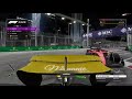 F1 23 My Team Career Mode - Rockstar Energy Racing - Season 4, Race 15 - Singapore