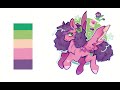 3 Palettes = 3 Ponies (Speedpaint)