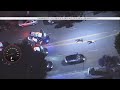 fire spitting police chase in Los Angeles