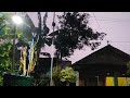 HUJAN DERAS PETIR ⛈️di INDONESIA | SUASANA HUJAN MALAM HARI YANG TENANG NAMUN BERESIKO