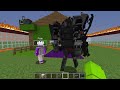 I Hired TITAN SPEAKERMAN To Defend My Minecraft House!