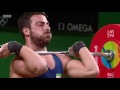 (Rio) Tian vs Rostami (85kg) Olympic Weightlifting 2016 (+World Record!)