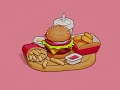 3D Burger Cartoony Noise Shader #3d #art #blender #animation #3dmodeling