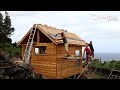 Man Builds Amazing CABIN by the Sea in Just 10 DAYS | Start to Finish by @WildGnomos