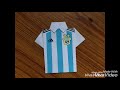 World 🏆cup 2018 how to make a T-shirt jersey | origami | paper craft | DIY craft | craft ideas |