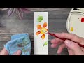 Paint a bookmark with me | easy blending technique | why i've been away for so long!