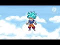 goku ssjb VS goku ssj4/5 animação de sprite