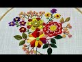 DIY Leisure Arts Embroidery kit Springtime Colorful | Hand Embroidery kit for beginners.