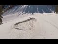 Mammoth Mountain - Skiing Upper Roadrunner to Lower Roadrunner