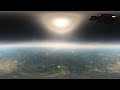Hyperlapse from ground to space - 360 video