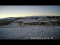 Hesperia snow covered sunrise. February 26, 2023