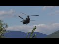 CH-147F (CH-47) Chinook Helicopter Engine Startup and Takeoff