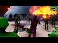 Brutal Green Army Men ZOMBIE FORT Defense! - Attack on Toys: Battle Simulator