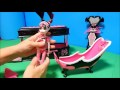 Monster High Draculaura Dead Tired Doll Powder Room & Coffin Bed