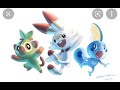 Grookey, Scorbunny e Sobble (Pokémon journeys)