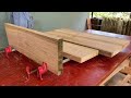 Creative Woodworking Projects With Perfect Wood Curves // Inspirational Reading Table Design