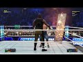 WWE 2K24: John Cena sets the giant Omos on fire!