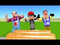 Scary Teacher 3D vs Squid Game Creative Wooden Helicopter 3 Times Challenge and MissT vs Granny Lost