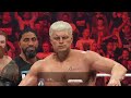 WWE 2K24 Team Roman Reigns, John Cena & Brock Lesnar Vs Team Sami Zayn