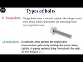 Bolts Types, Usages and Applications