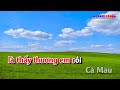 Karaoke Áo Mới Cà Mau Tone Nữ Nhạc Sống | Hoàng Luân