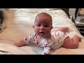Dog Tries To Teach Baby To Crawl (Cutest reaction!!)