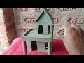 How to make Dabal Floor mini design house with clay | mitti se beautiful ghar kaise banaye |Clay art